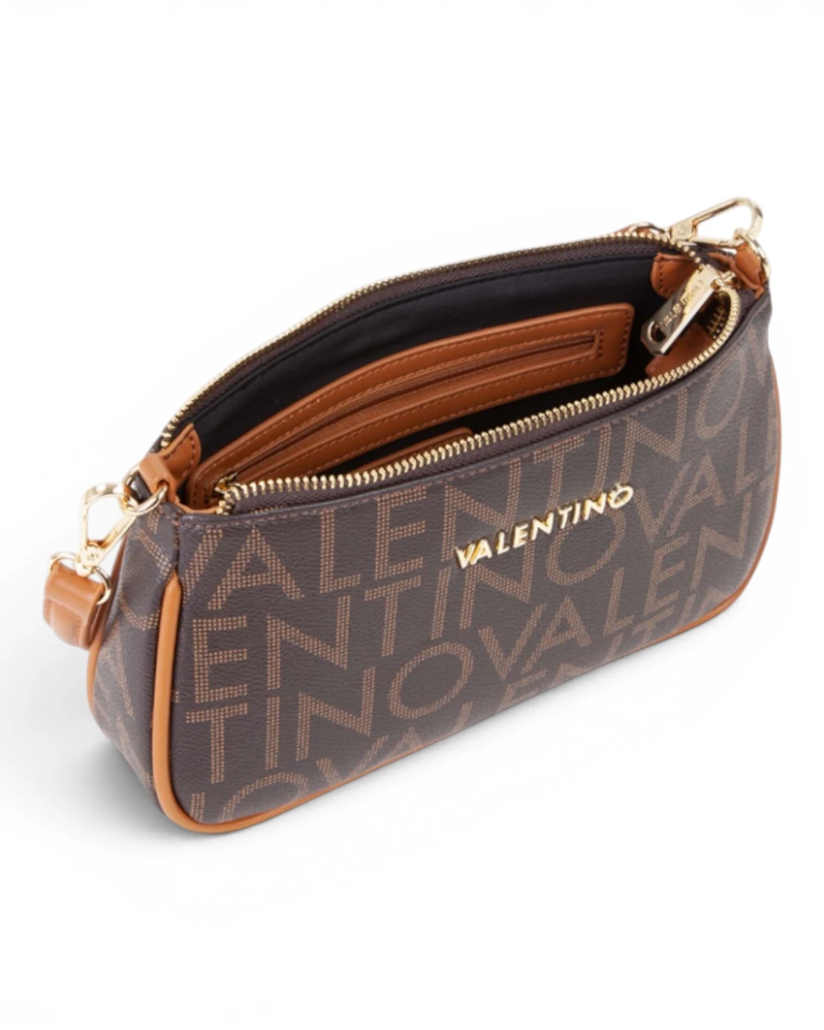 VBS9IS13-MORO/NATURALE Smeđa torbica preko ramena VBS9IS13 - Valentino Bags