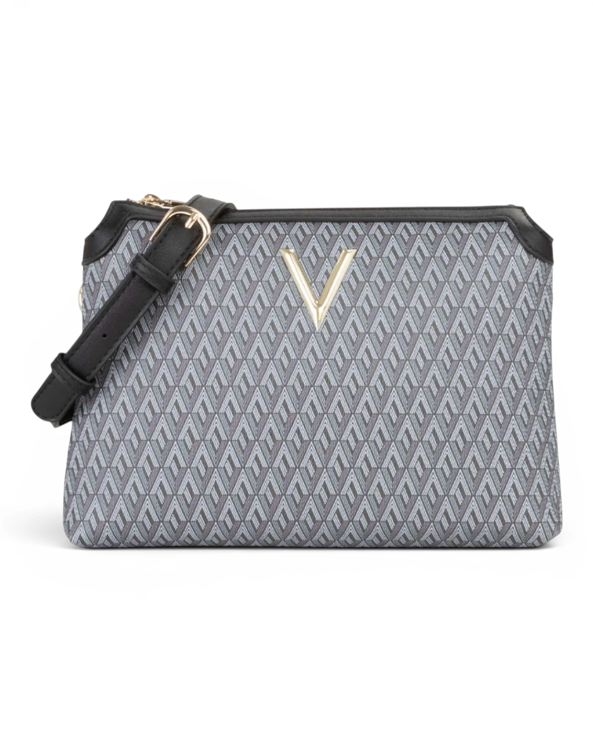 VBS9OX42-NERO/MULTICOLOR Crna torbica preko ramena VBS9OX42 - Valentino Bags