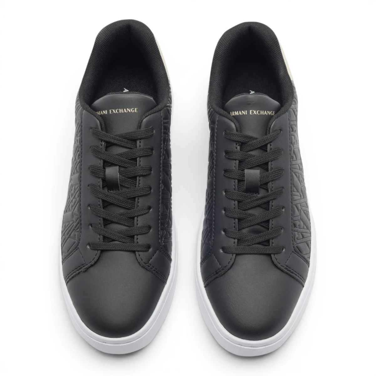 XDX165 XV891  T780 ARMANI EXCHANGE footwear BLACK+PALE GOLD