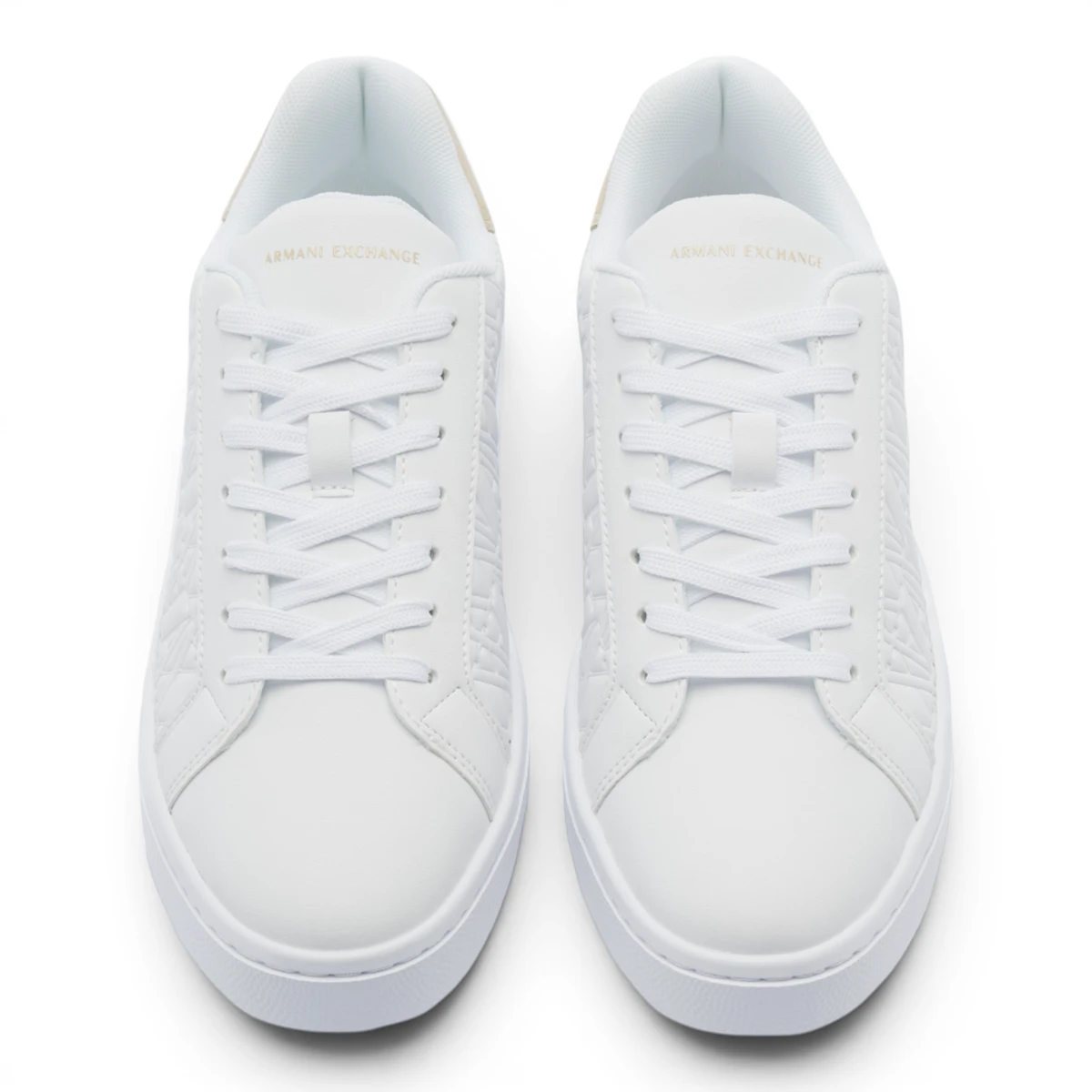 XDX165 XV891  T782 ARMANI EXCHANGE footwear OP.WHITE+PALE GOLD