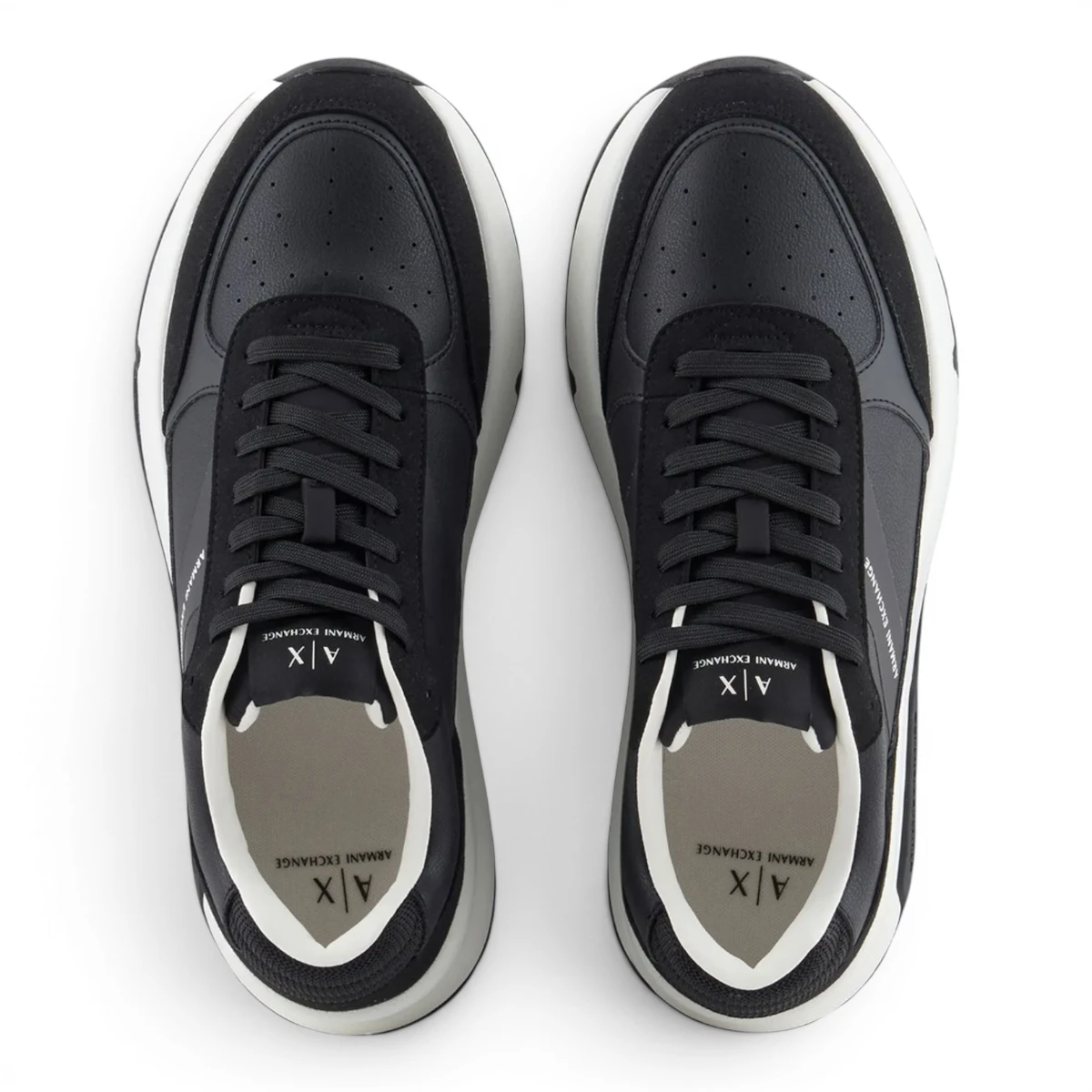 XUX225 XV862 K001 ARMANI EXCHANGE footwear BLACK+BLACK