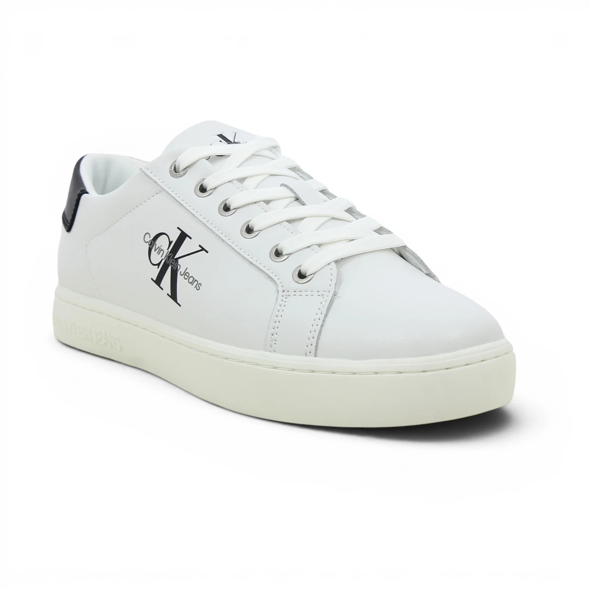 YM0YM00491-YAF CK JEANS CLASSICCUPLOWLACEUP LTH ML Bright White