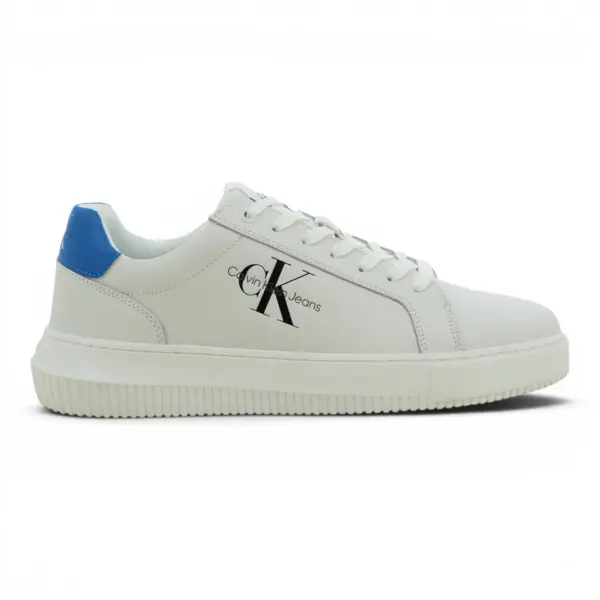 CK Jeans Chunky Cupsole Mono Lth White