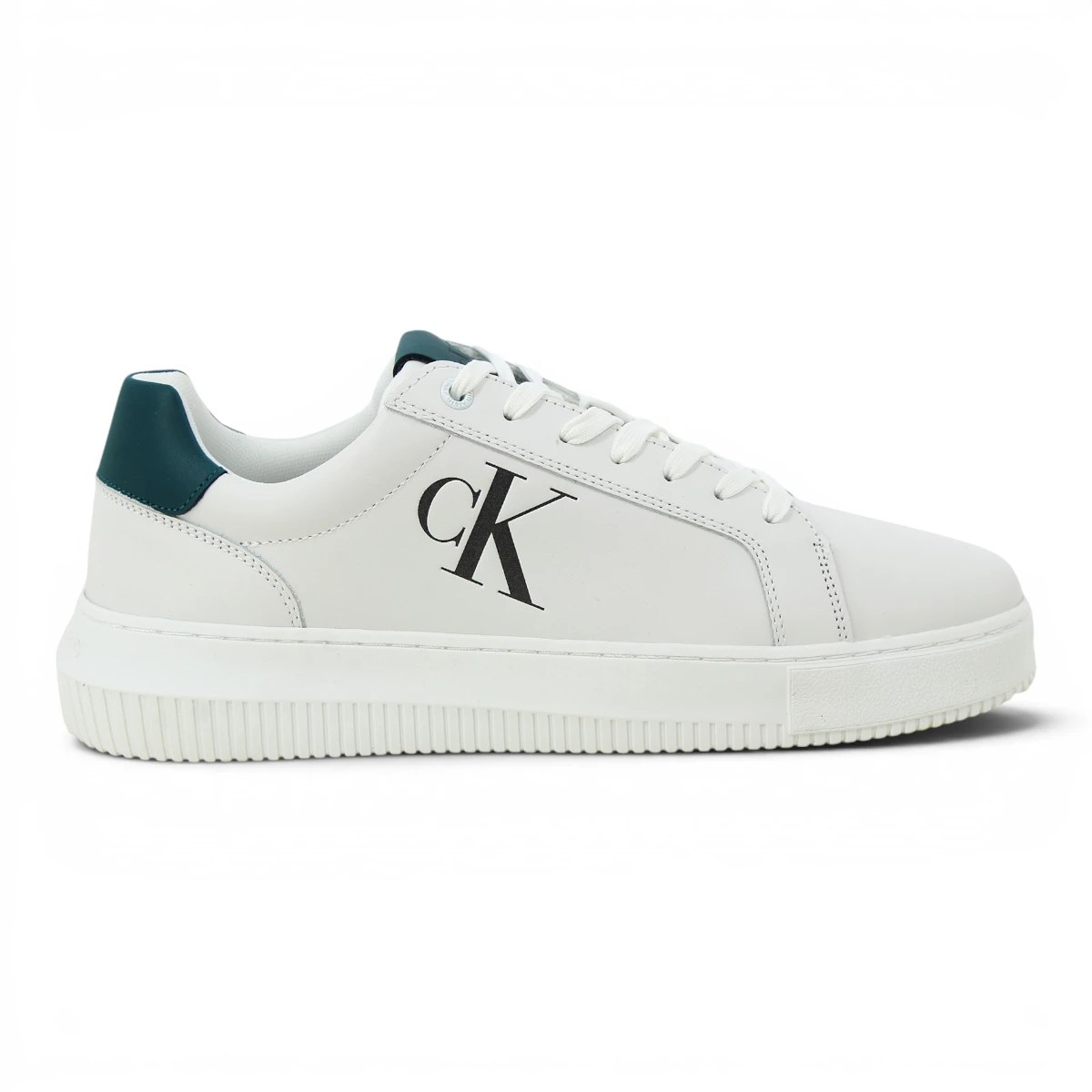 YM0YM00775-01V Bijele muške kožne tenisice Chunky Cupsole – Calvin Klein