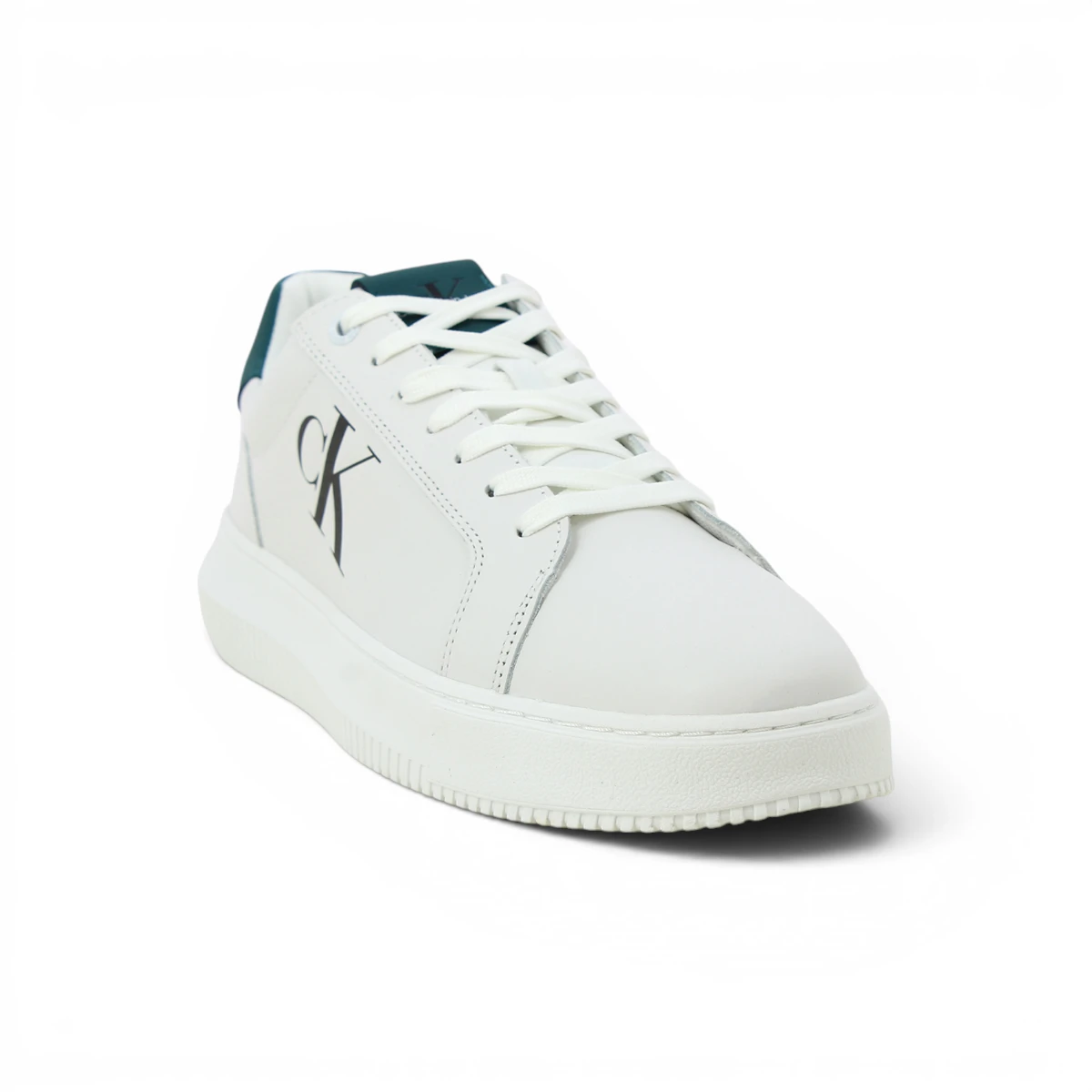 YM0YM00775-01V Bijele muške kožne tenisice Chunky Cupsole – Calvin Klein