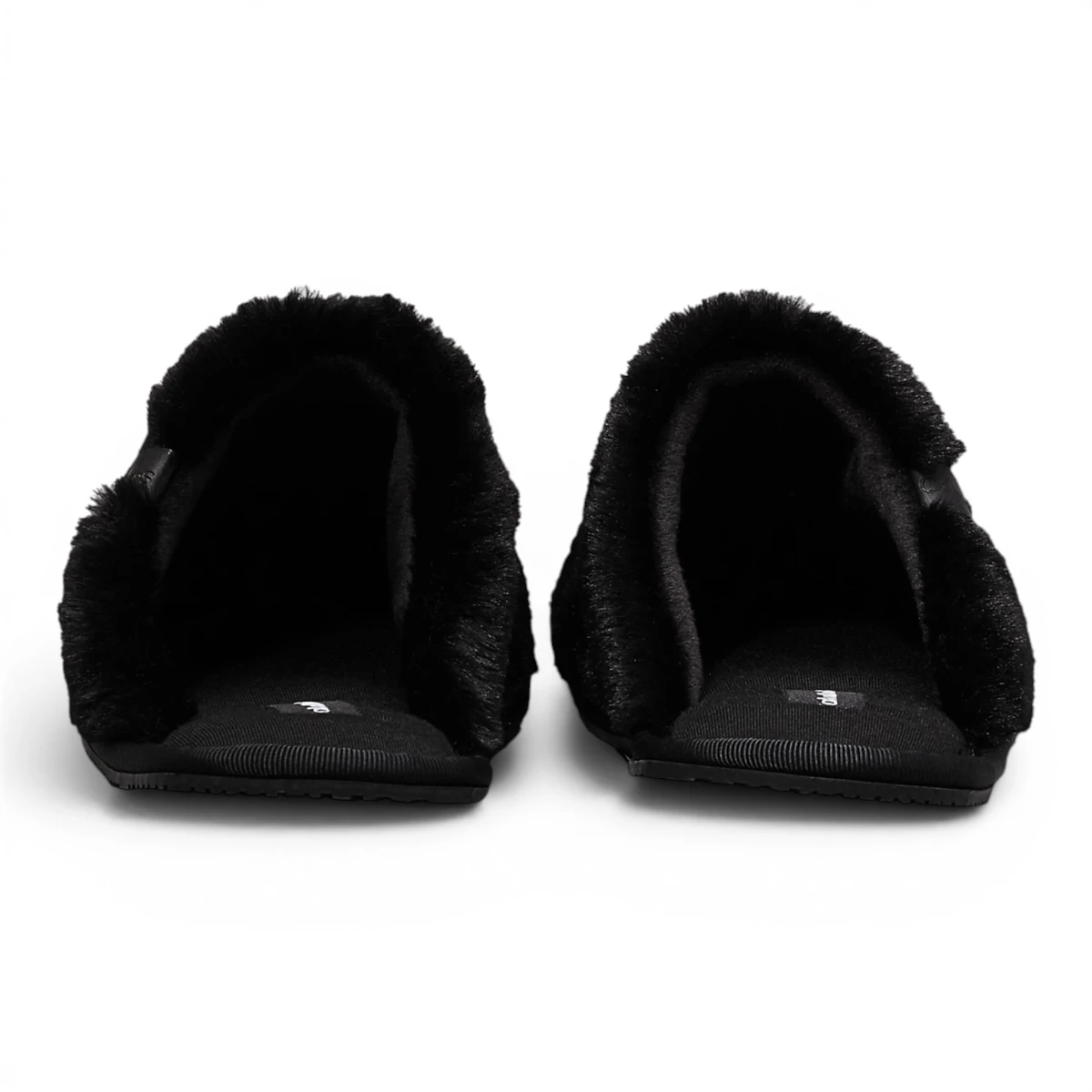 YW0YW01593-0GJ CK JEANS HOTEL SLIPPER FUR AFTER GLOW Triple Black